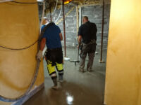 Renovering markfuktskadat suterränghus